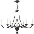 Allegra Medium Chandelier - Aged Iron