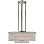 Allen Large Tiered Chandelier - Polished Nickel