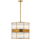 Daley Medium Six Light Chandelier - Polished Nickel