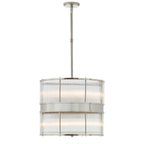 Allen Large Chandelier - Polished Nickel