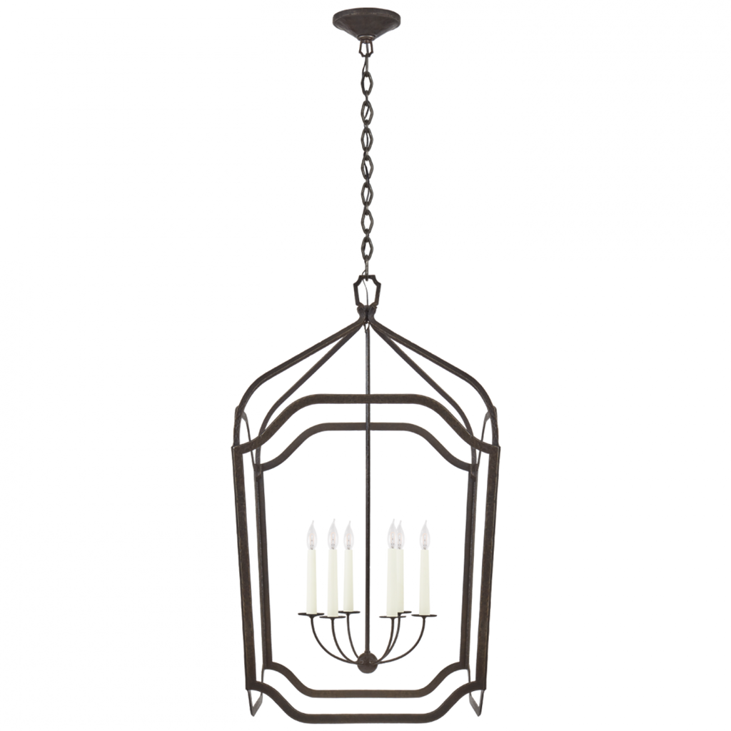 Ancaster Medium Blacksmith Lantern - Aged Iron