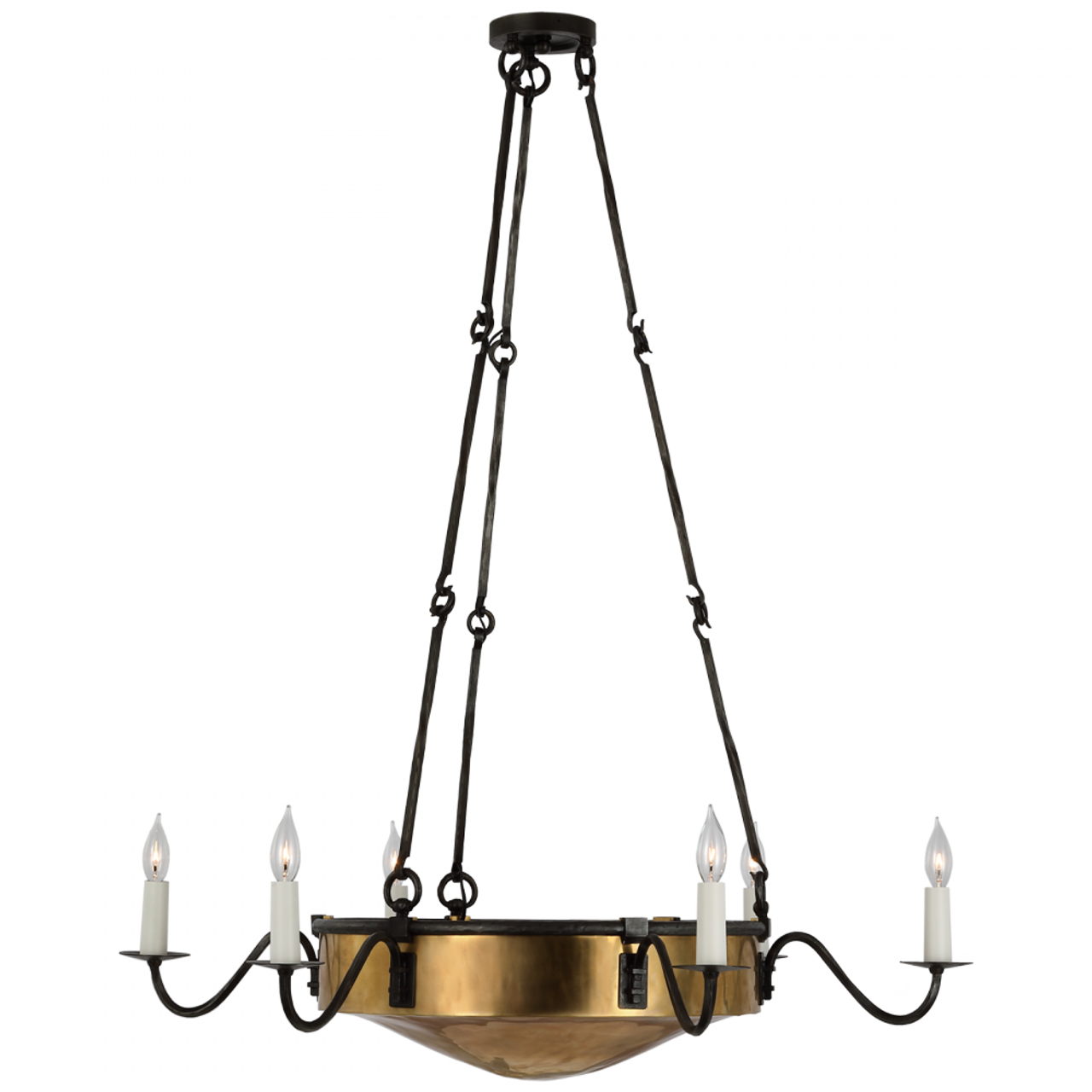 Paxton 40" Ring Chandelier - Bronze