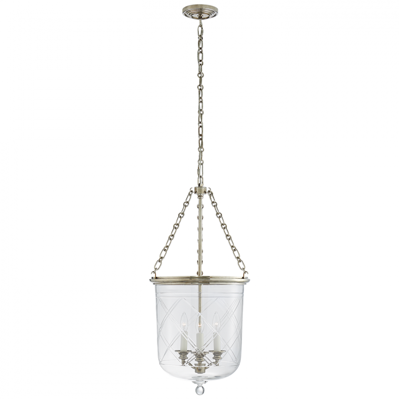 Chatham Large Lantern - Polished Nickel