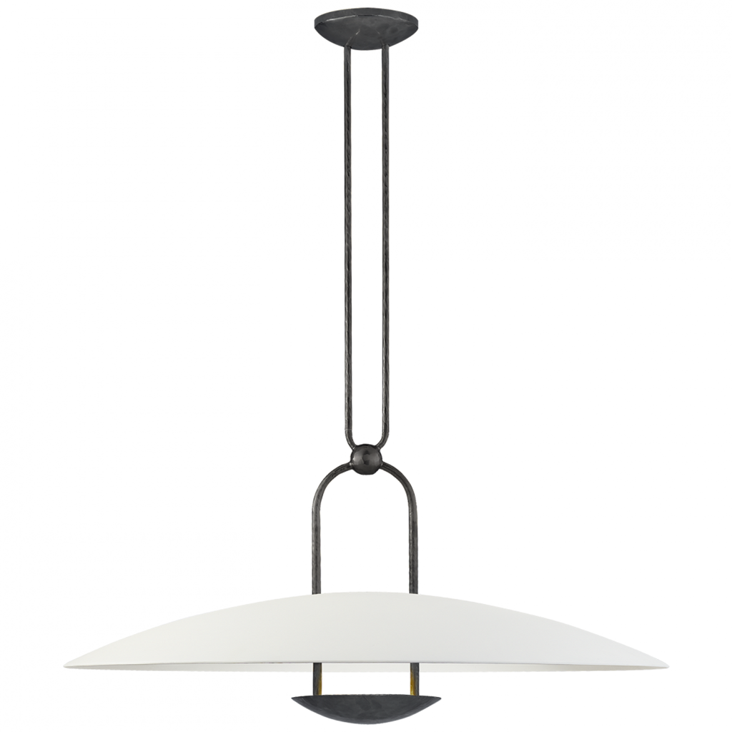 Windsor Large Hanging Shade - Polished Nickel