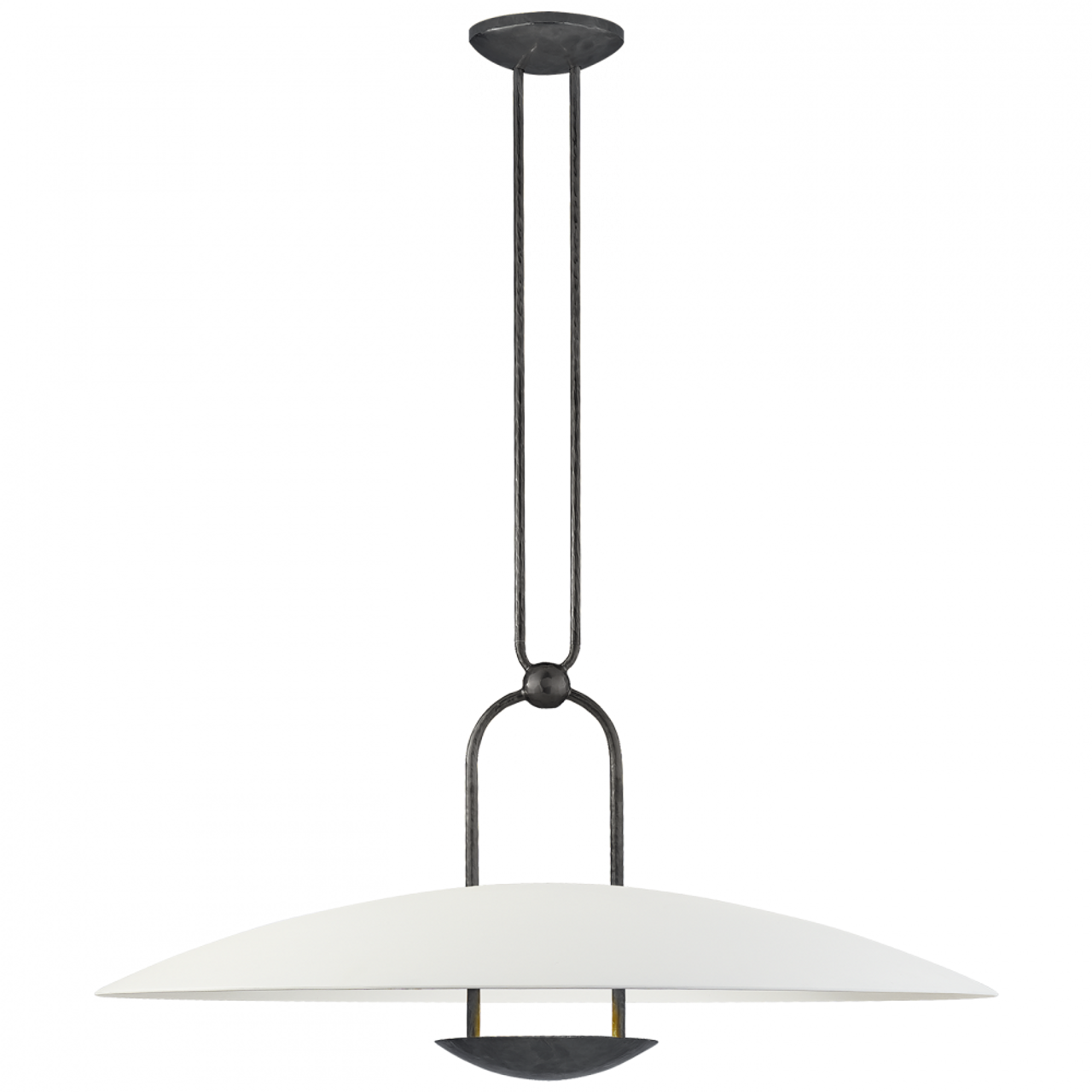 Windsor Large Hanging Shade - Polished Nickel