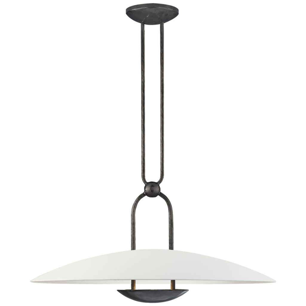 Cambridge Large Smoke Bell Lantern - Natural Brass