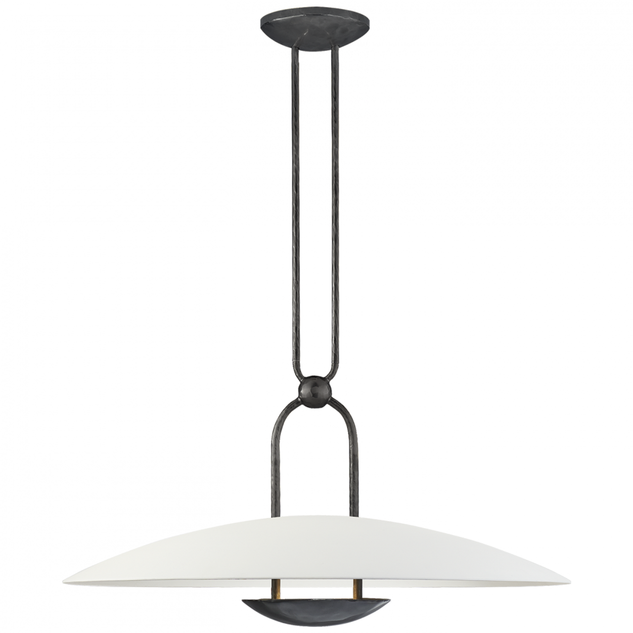 Cambridge Large Smoke Bell Lantern - Natural Brass