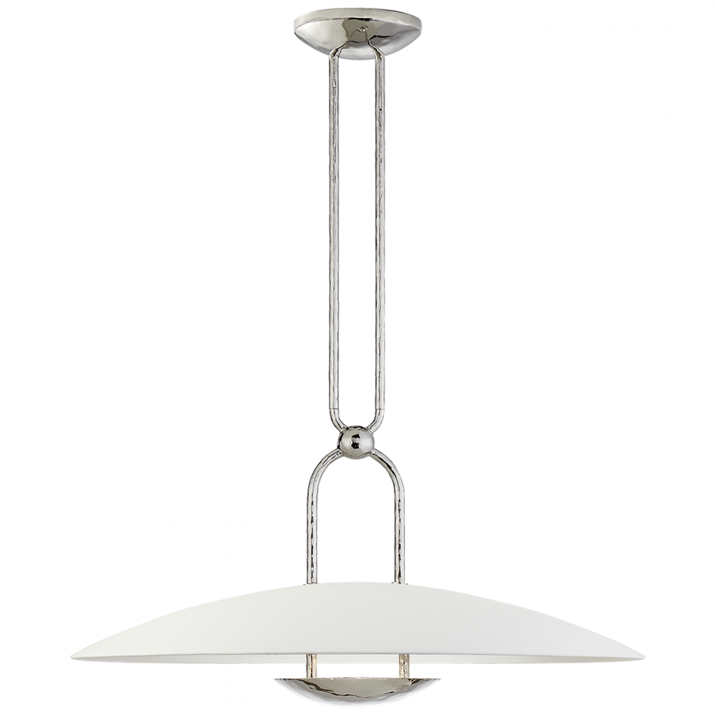 Windsor Large Hanging Shade - Polished Nickel