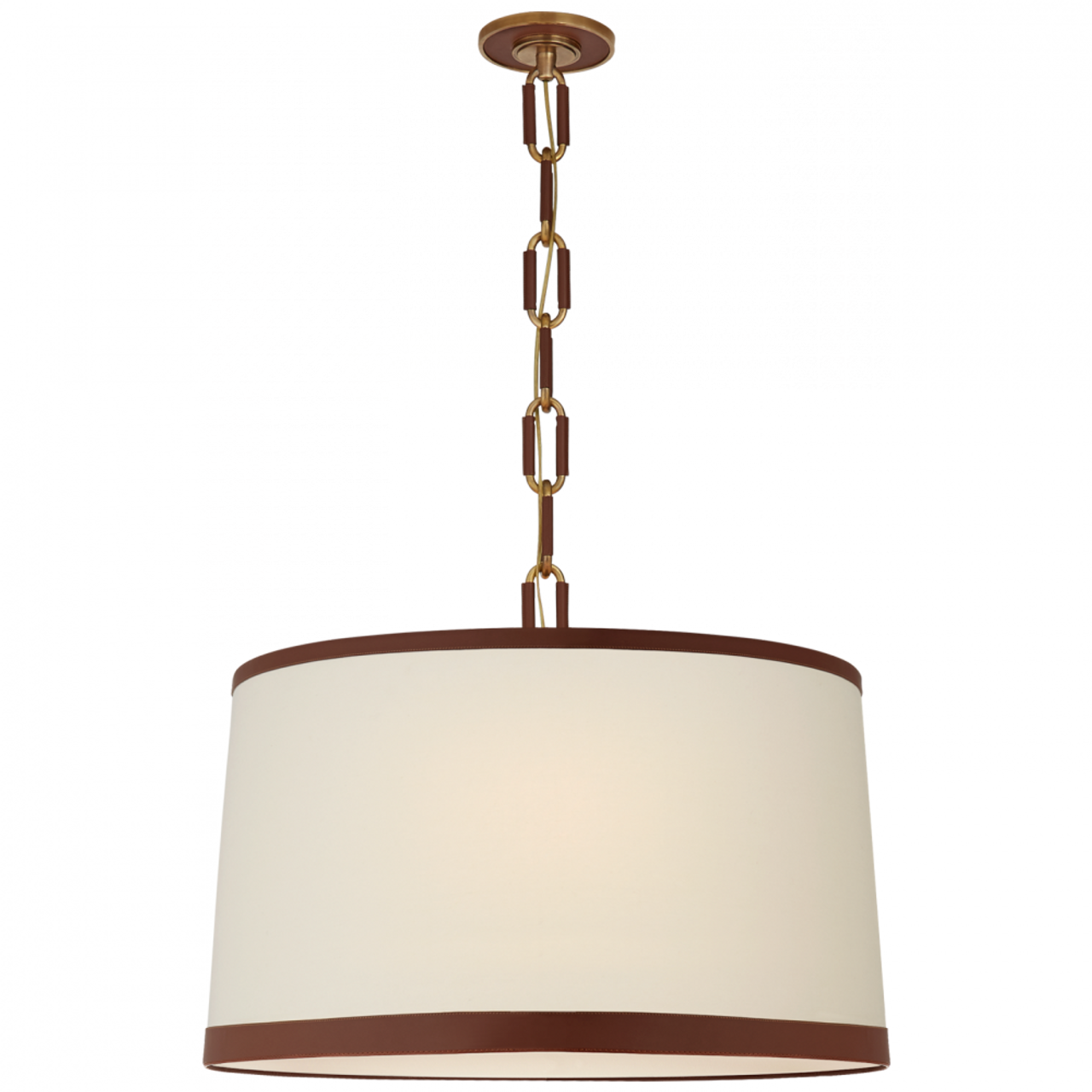 Allen Medium Linear Pendant - Natural Brass