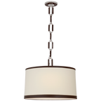 Perren 10" Pendant - Natural Brass and Glass Rods