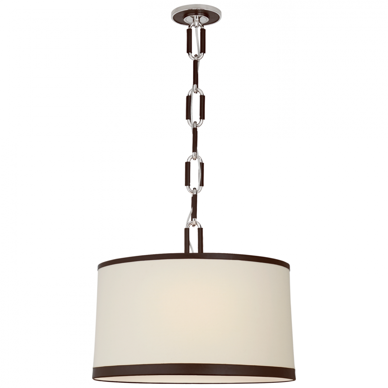 Perren 10" Pendant - Natural Brass and Glass Rods