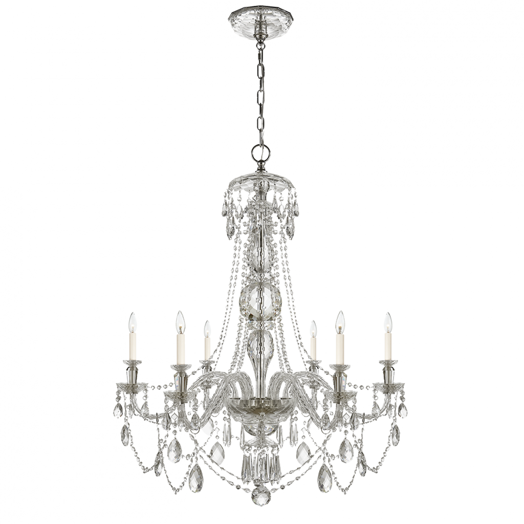 Westbury Triple Tier Chandelier - Polished Nickel