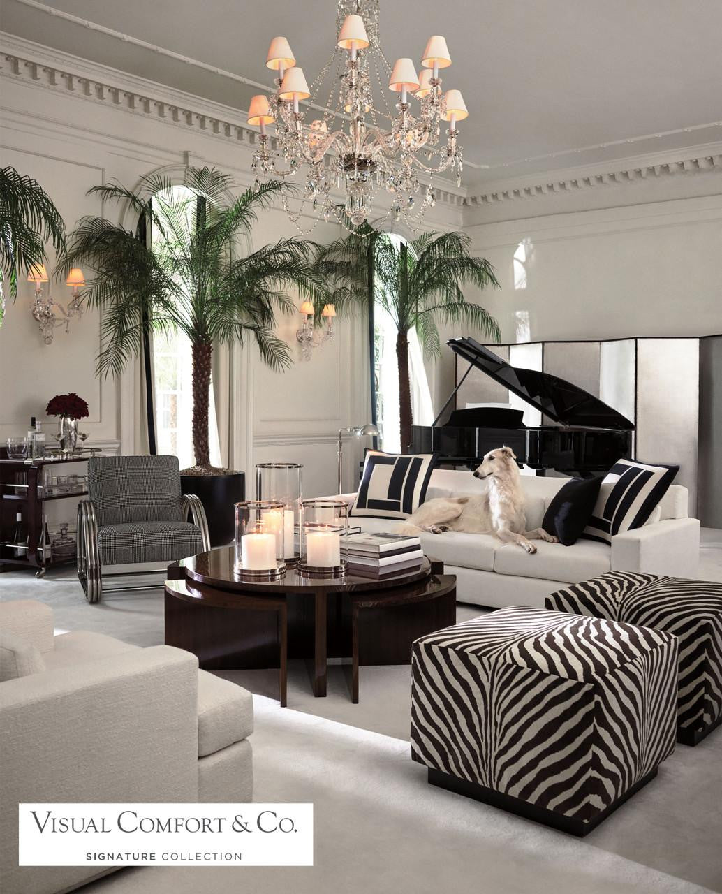 Daniela Two-Tier Chandelier - Crystal