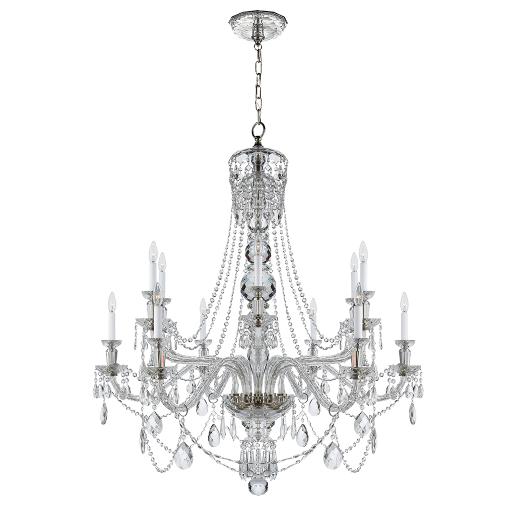 Daniela Two-Tier Chandelier - Crystal