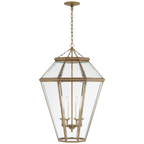 Edmund Large Lantern - Polished Nickel
