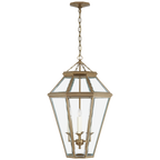 Edmund Medium Lantern - Polished Nickel