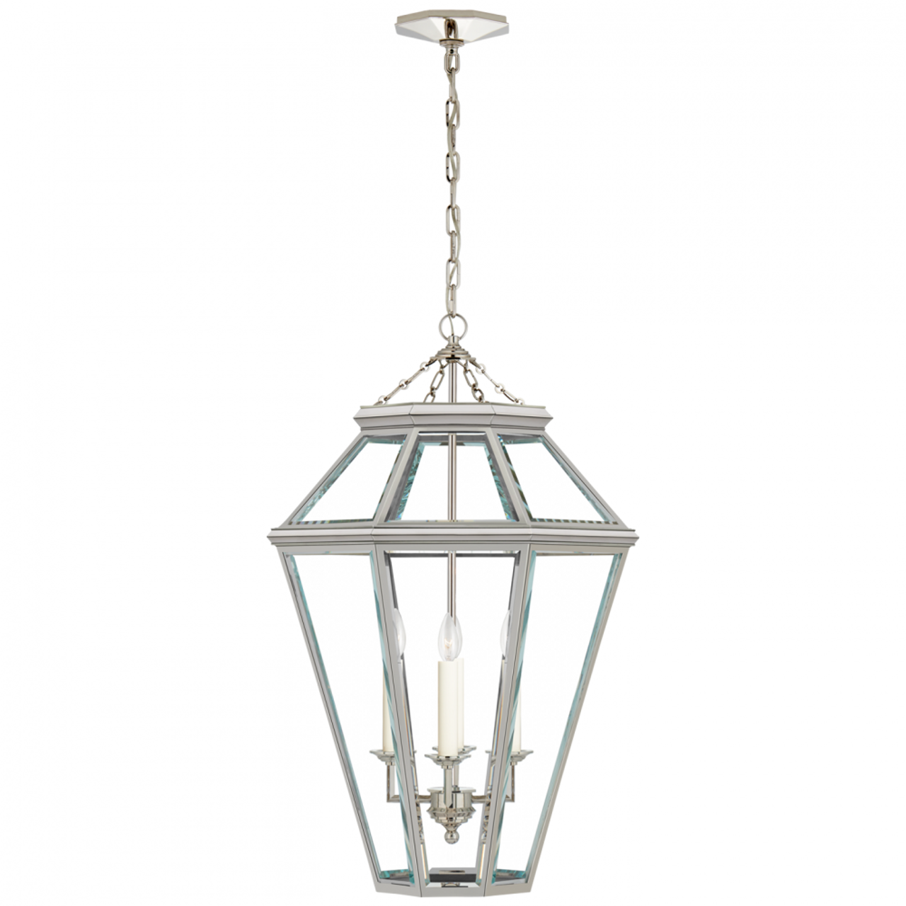 Paxton 48" Ring Chandelier - Polished Nickel