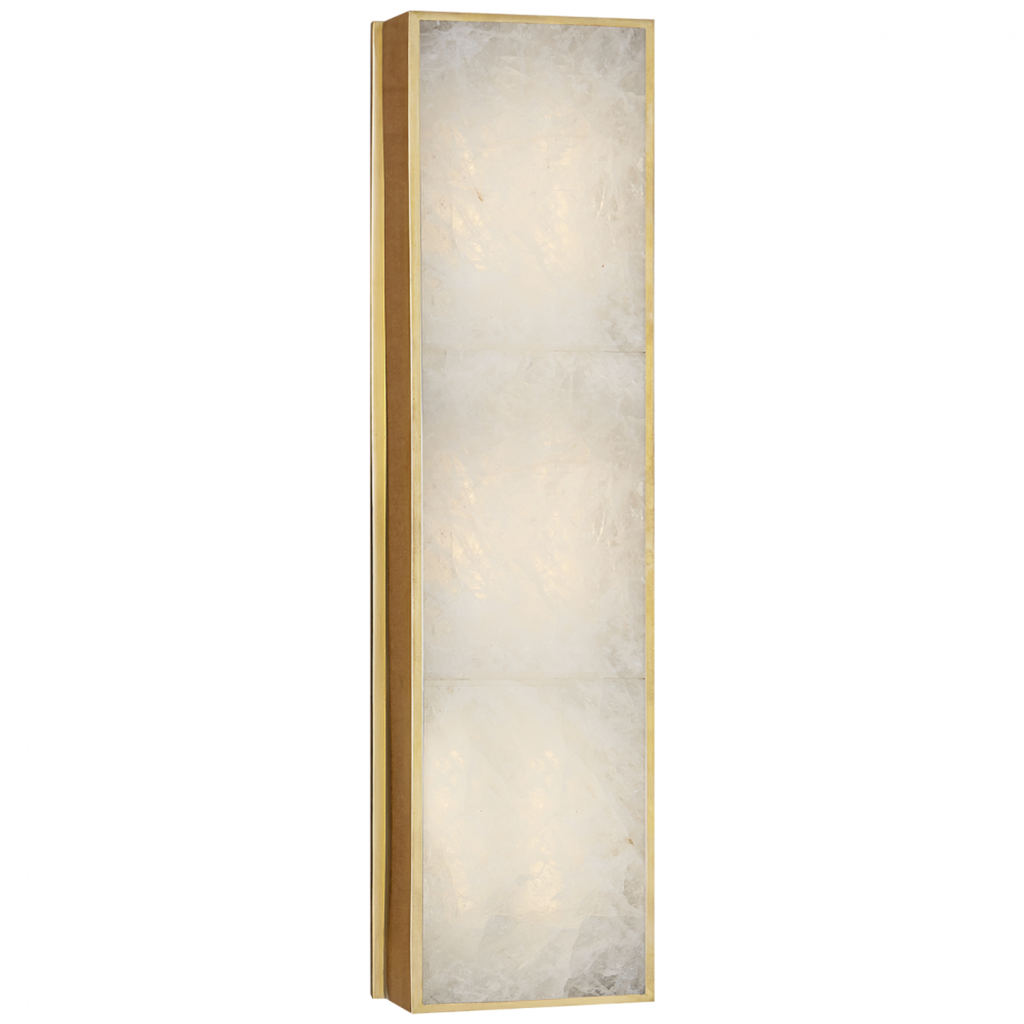 Ellis Medium Linear Sconce - Natural Brass