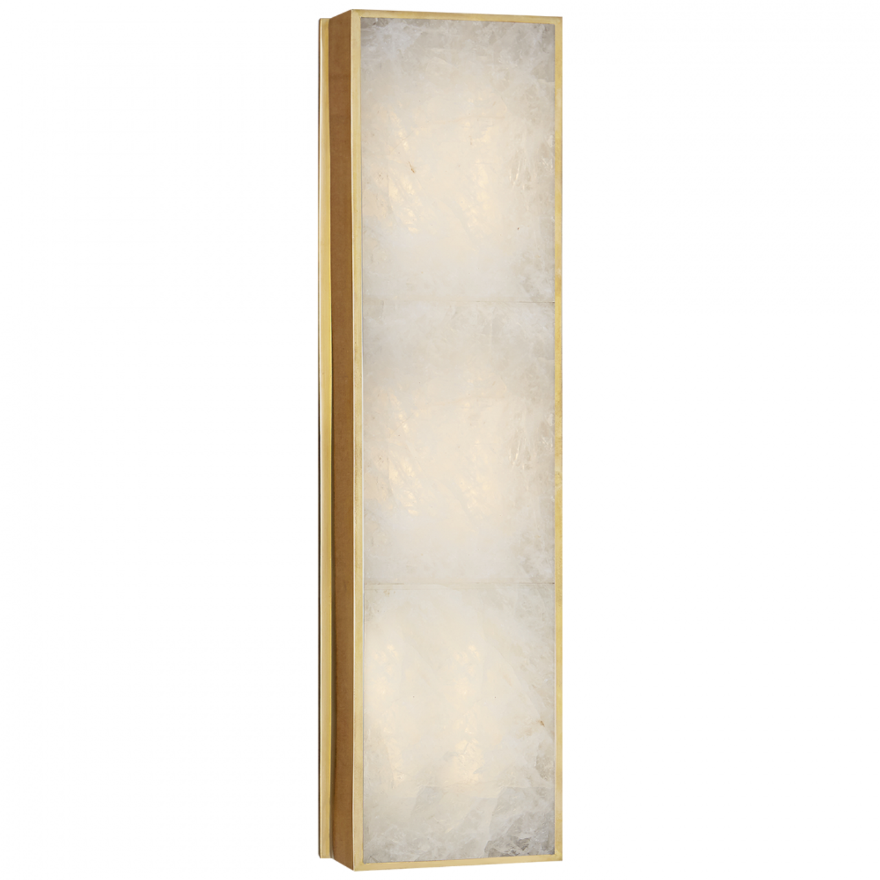 Ellis Medium Linear Sconce - Natural Brass