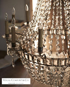 Evalina Chandelier - Butler's Silver