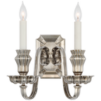 Falaise Double Sconce - Butler's Silver