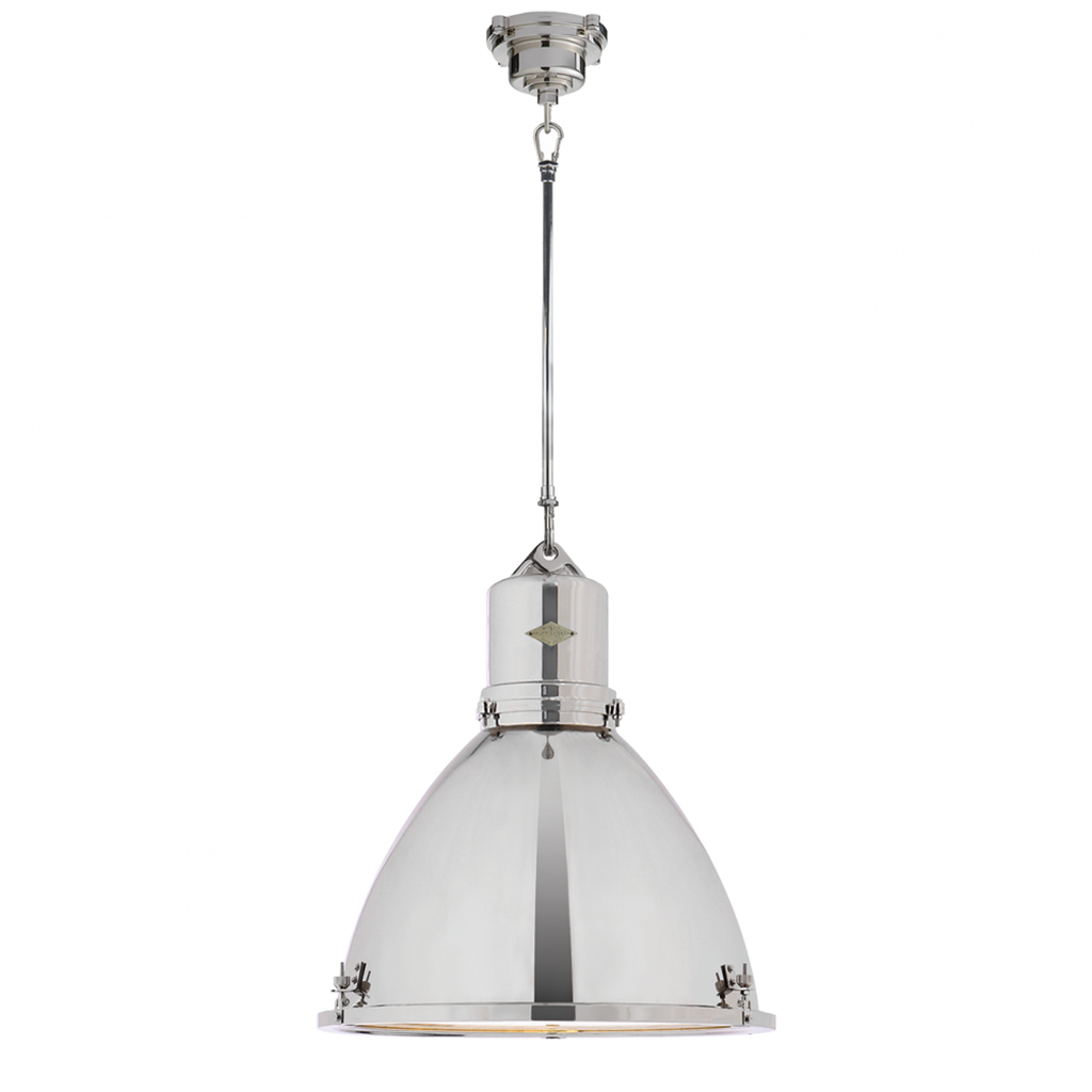 Broomfield Small Hanging Shade - Polished Nickel