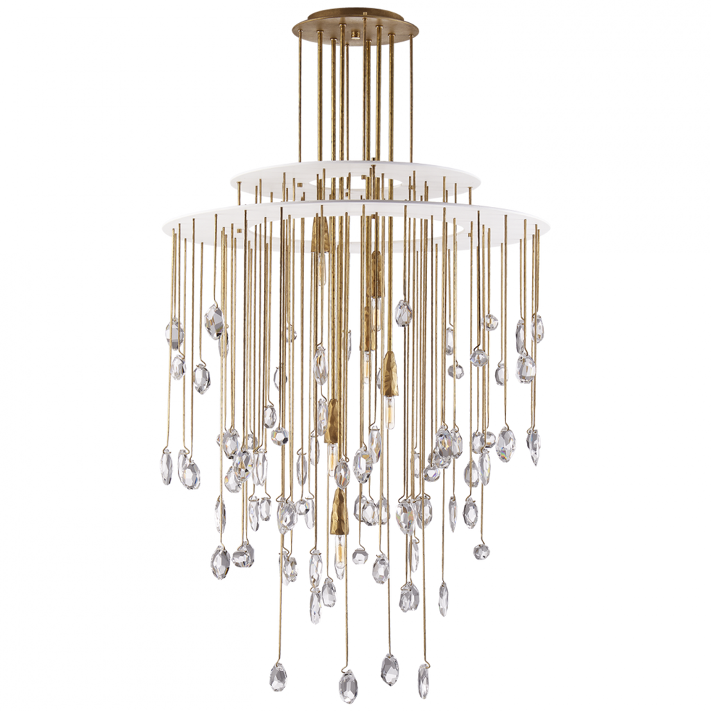 Daley Large Six Light Chandelier - Polished Nickel