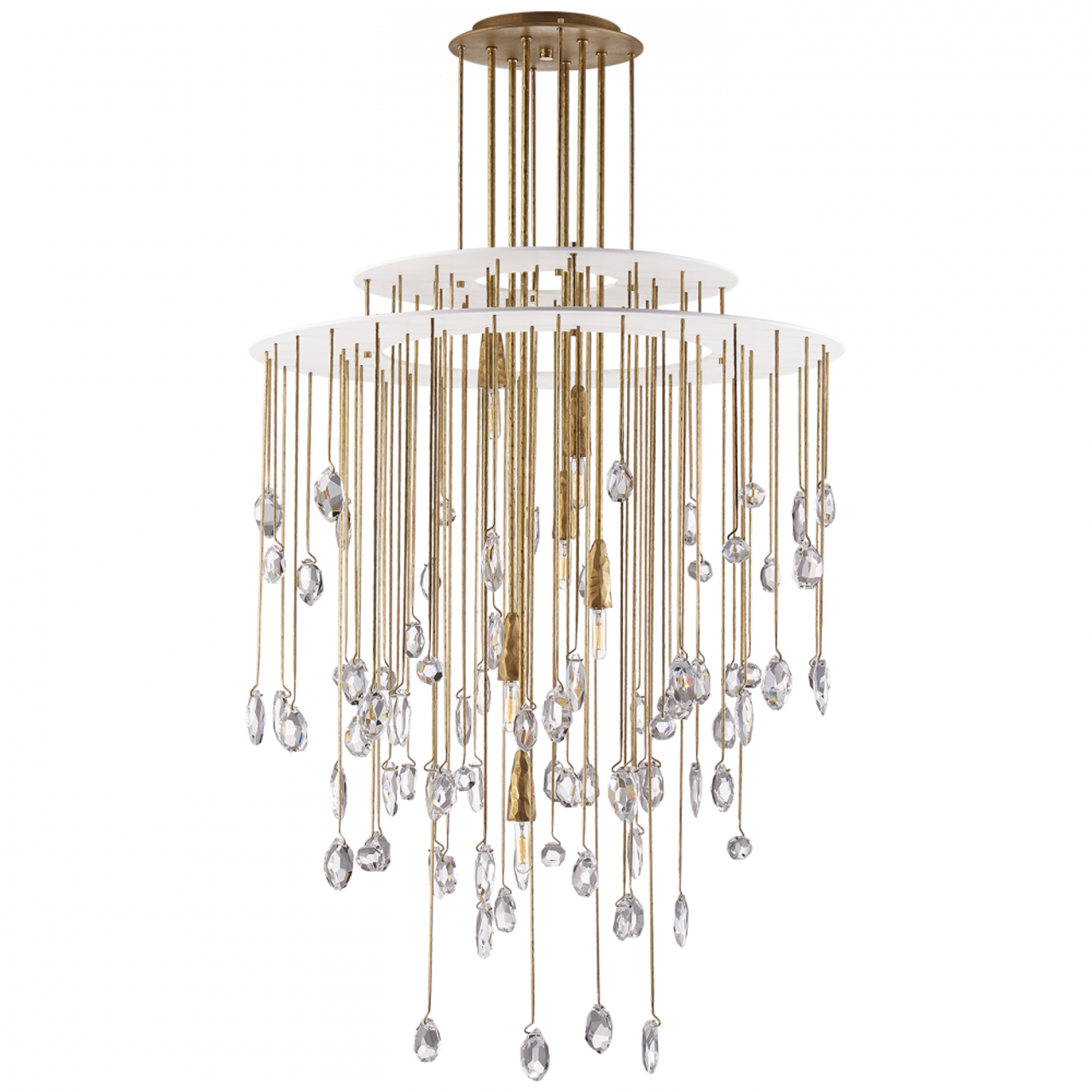 Daley Large Six Light Chandelier - Polished Nickel