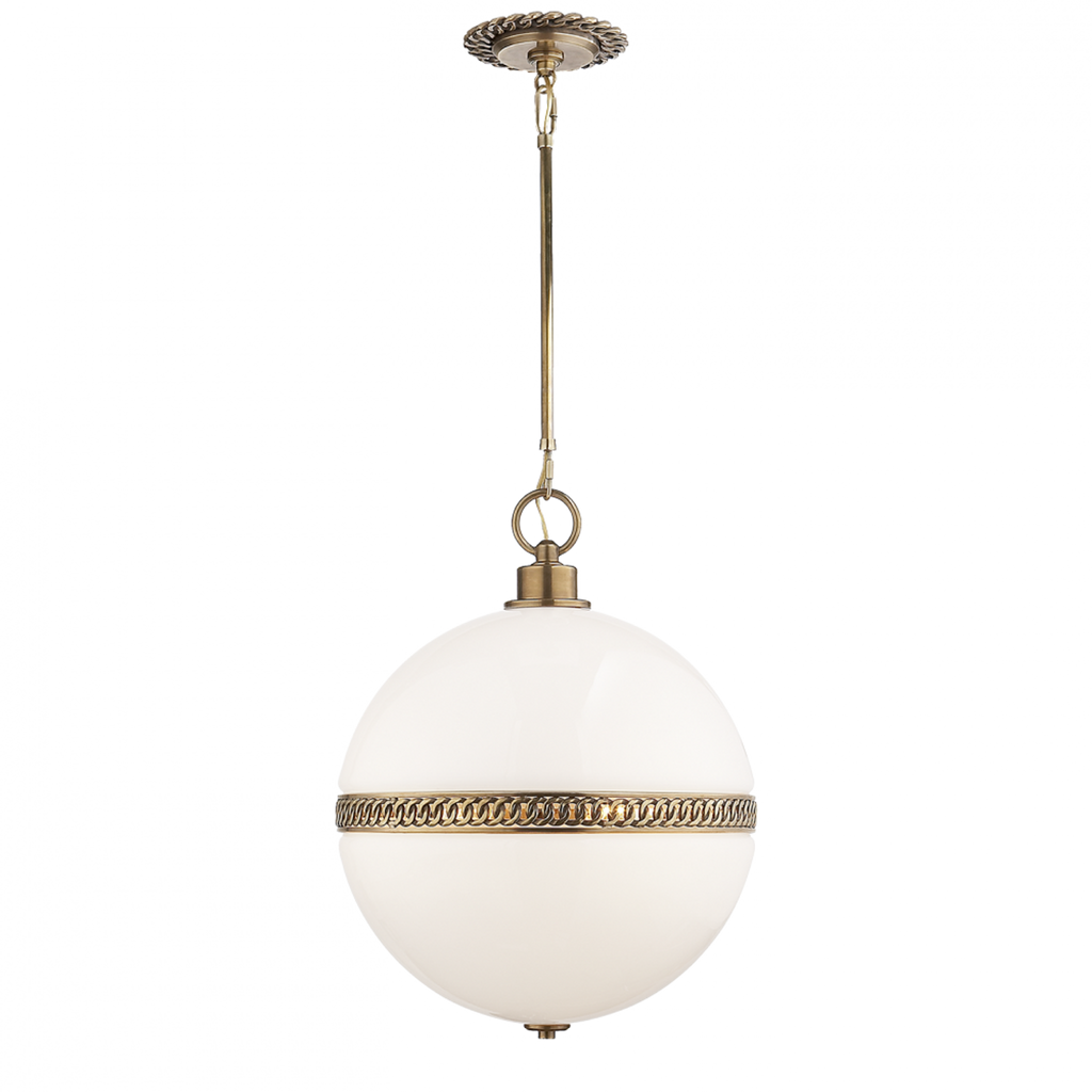 Hendricks Small Globe Pendant - Polished Nickel