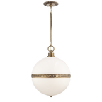 Hendricks Small Globe Pendant - Polished Nickel