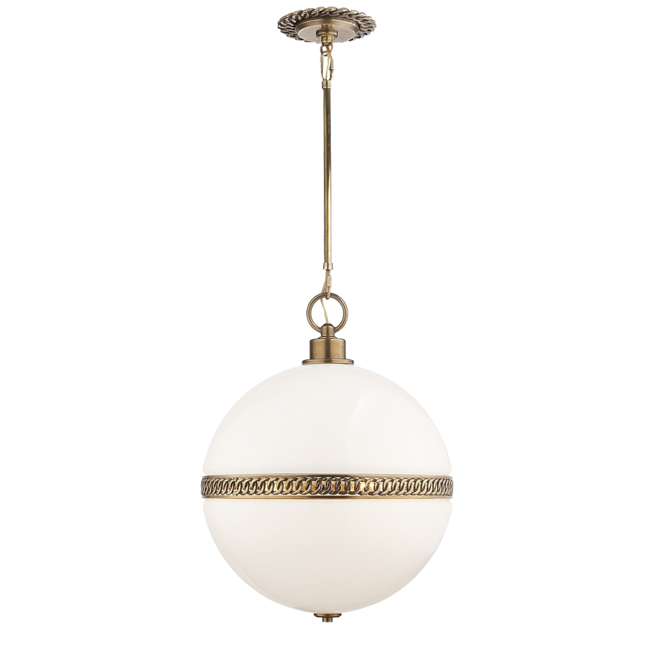 Hendricks Small Globe Pendant - Polished Nickel
