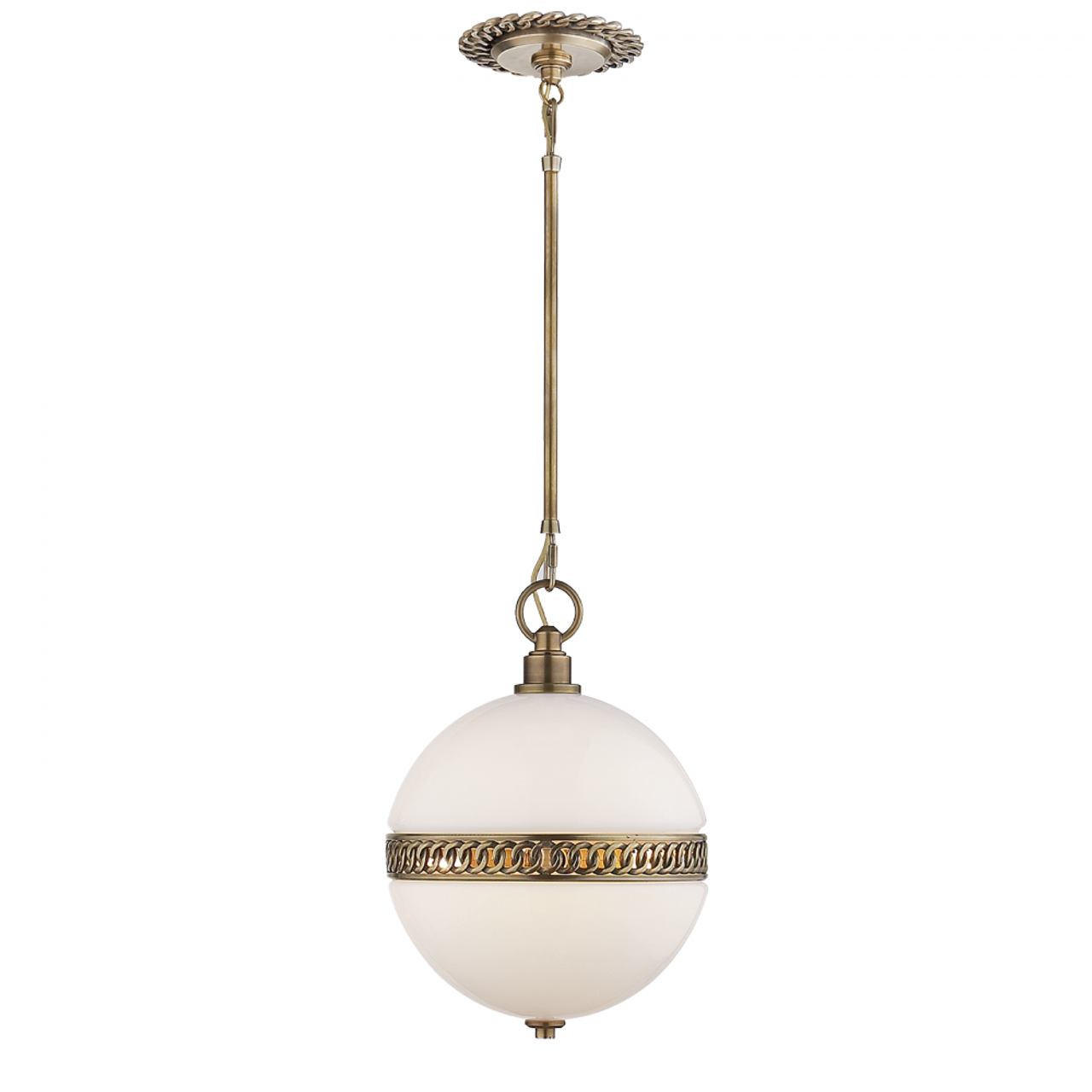 Broomfield Large Hanging Shade - Natural Brass