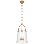 Edmund Large Lantern - Natural Brass