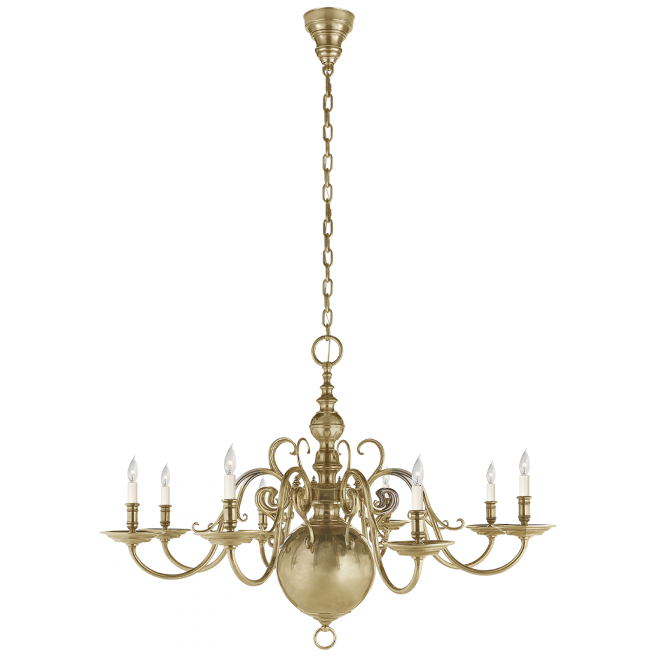 Daniela Wide Chandelier - Crystal