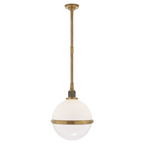 Hendricks Small Globe Pendant - Natural Brass