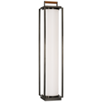 Northport Floor Lantern - Bronze and Teak