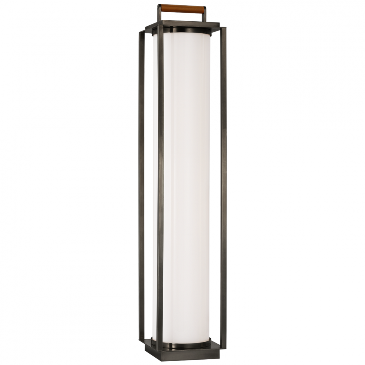 Northport Floor Lantern - Bronze and Teak