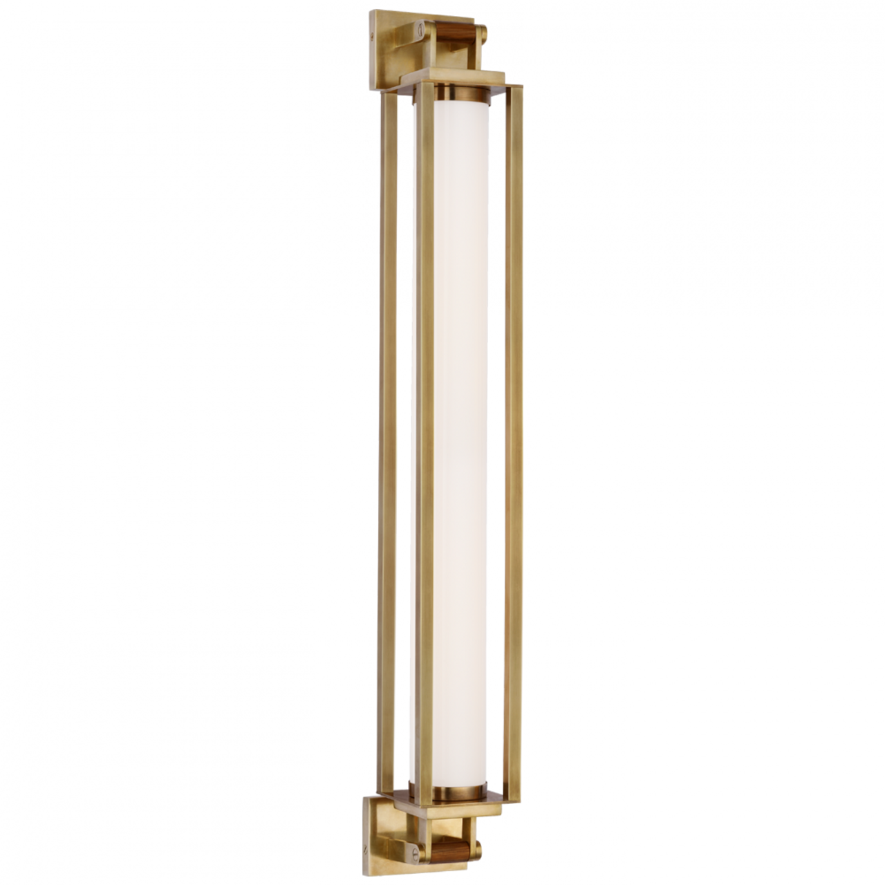 Northport 32" Linear Sconce - Bronze and Teak