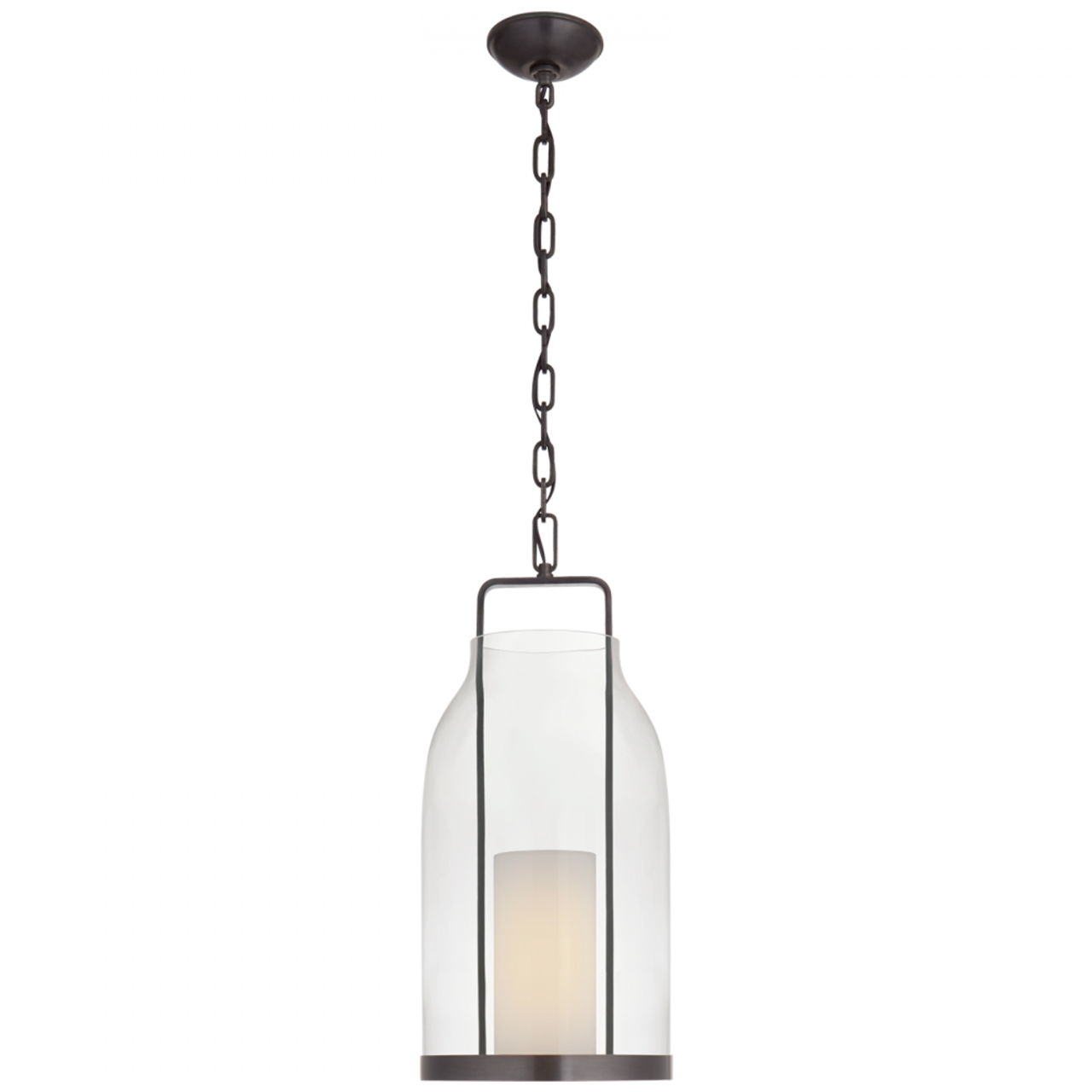 Ollie Medium Lantern - Bronze