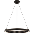 Paxton 24" Ring Chandelier - Bronze