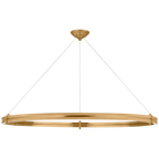 Paxton 48" Ring Chandelier - Natural Brass