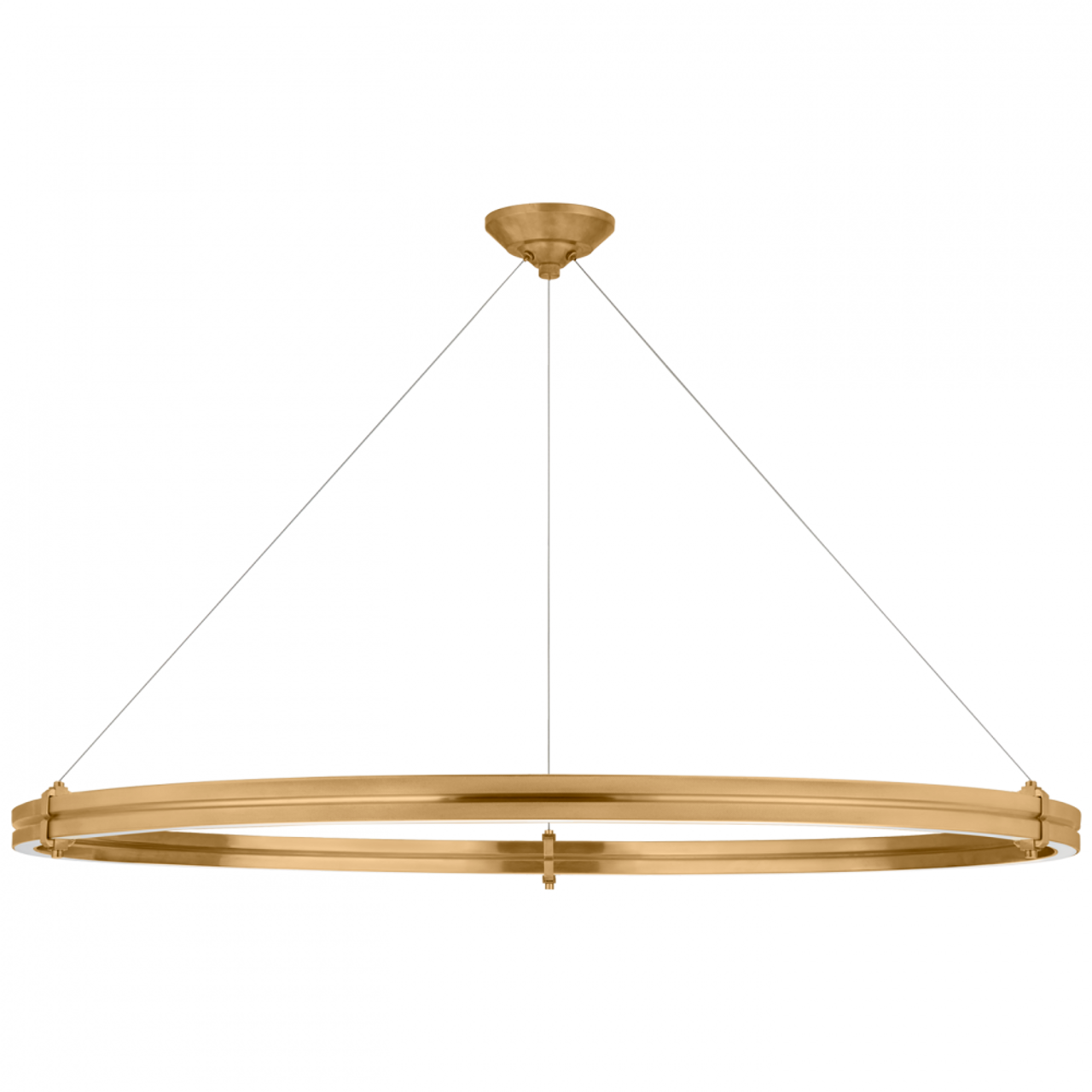 Paxton 40" Ring Chandelier - Polished Nickel