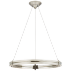 Paxton 24" Ring Chandelier - Polished Nickel