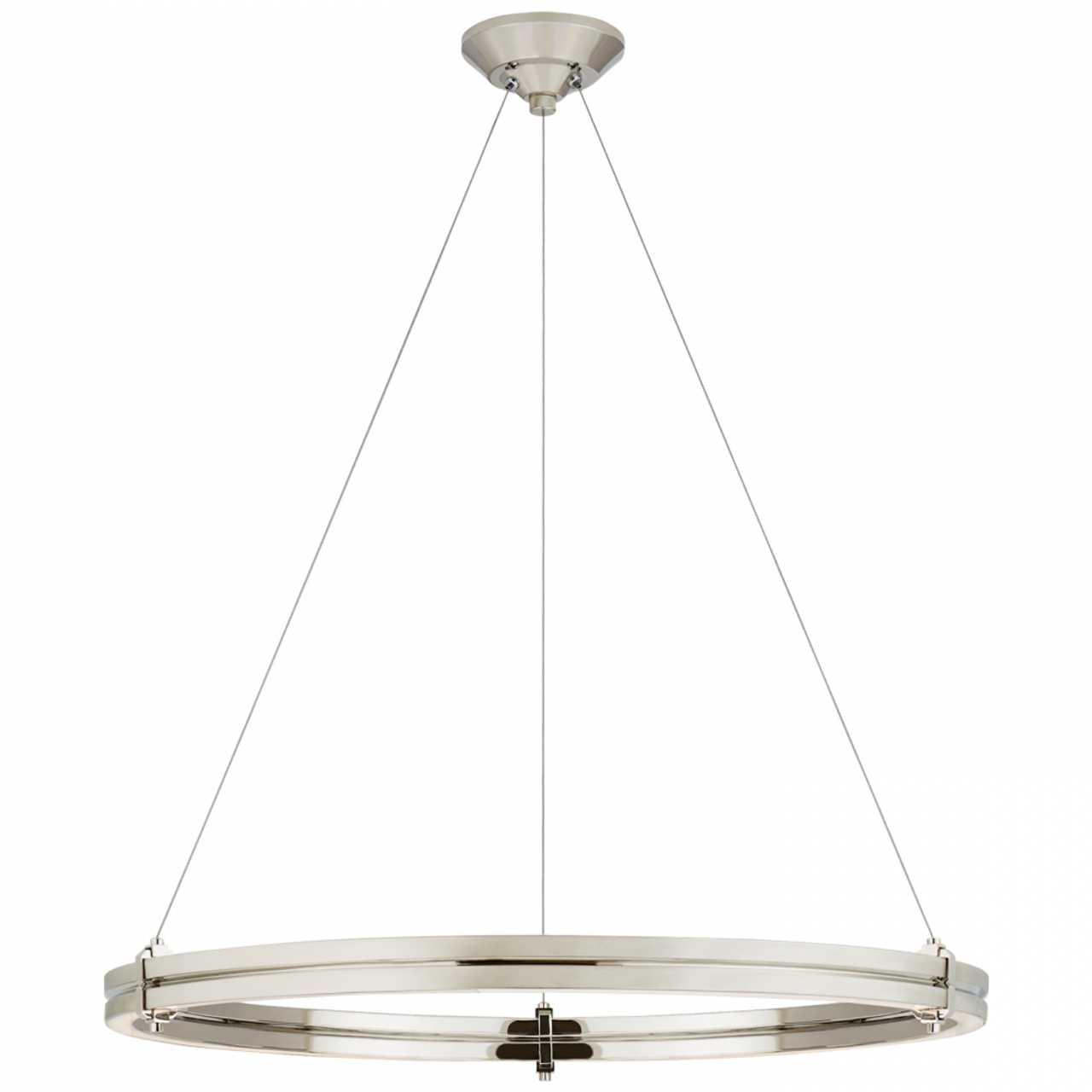 Paxton 32" Ring Chandelier - Natural Brass