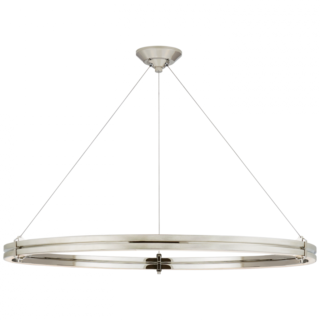 Paxton 32" Ring Chandelier - Polished Nickel
