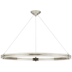 Paxton 32" Ring Chandelier - Polished Nickel