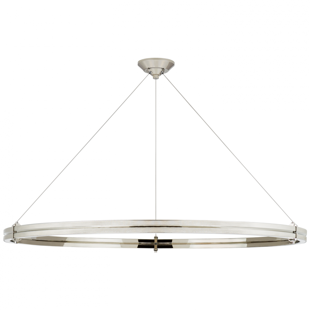 Paxton 48" Ring Chandelier - Polished Nickel