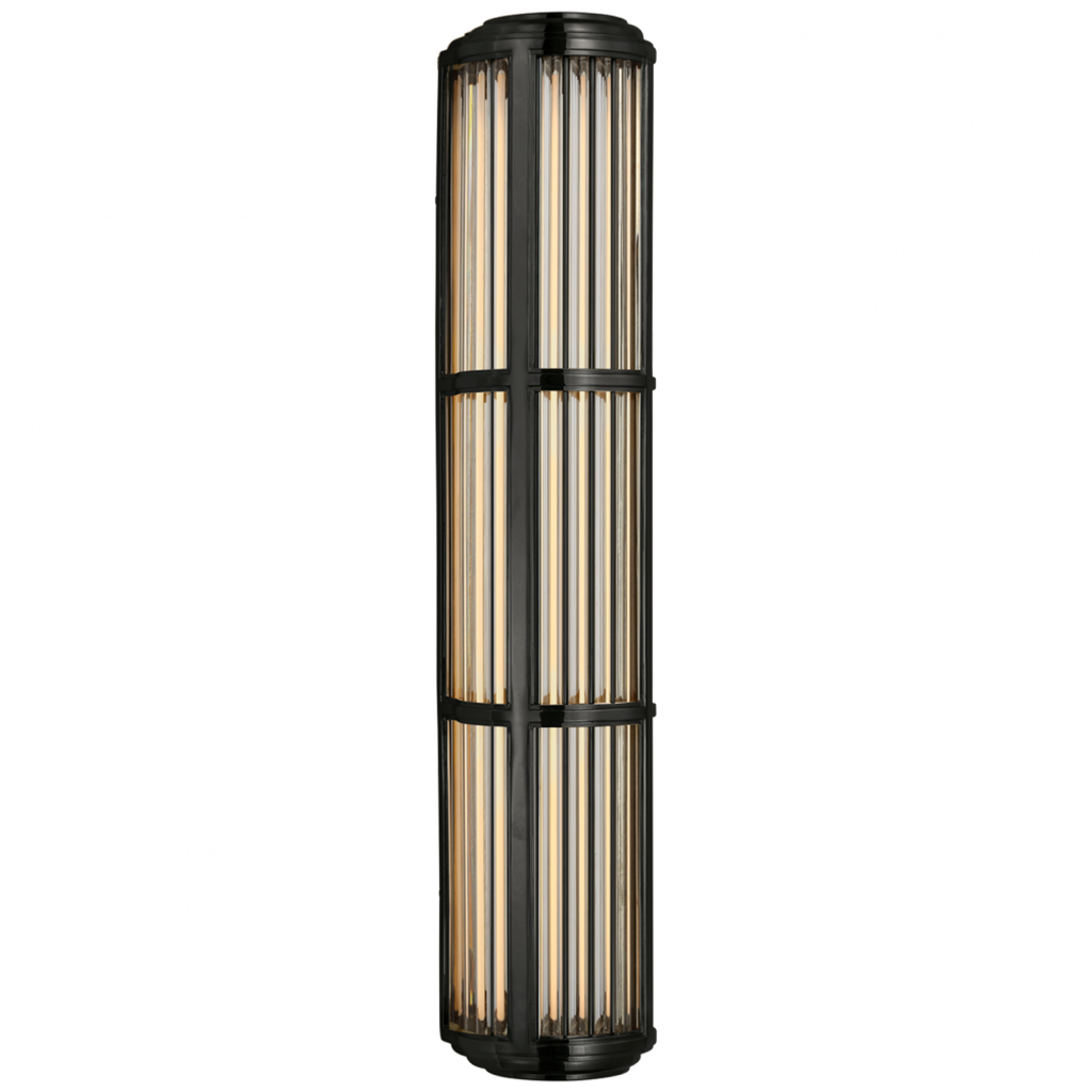 Perren Medium Wall Sconce - Natural Brass and Glass Rods