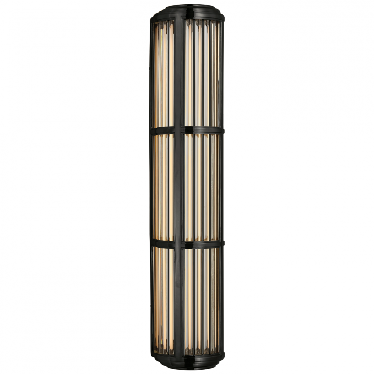 Perren Medium Wall Sconce - Natural Brass and Glass Rods