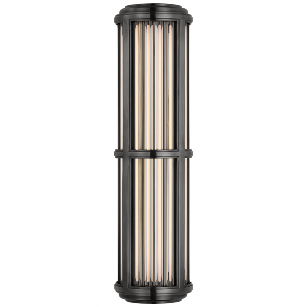 Perren Large Wall Sconce - Bronze and Glass Rods